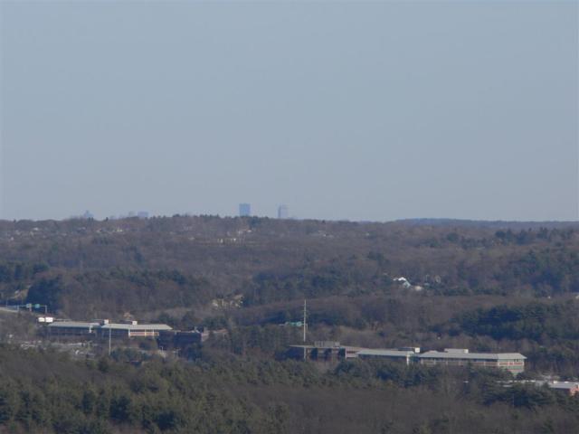 Boston skyline in the distance