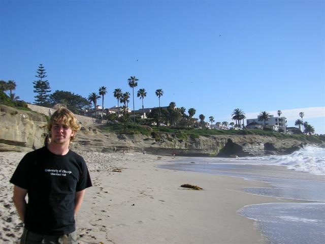 Derek on the beach