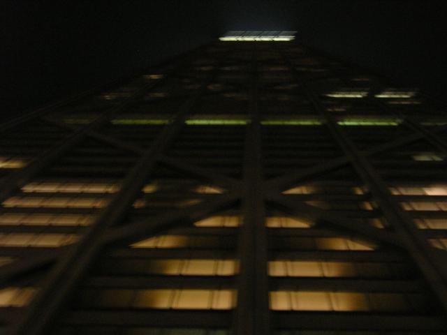 Hancock Tower looking up