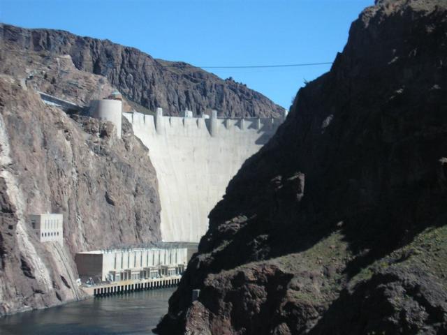 First view of the Hoover Dam