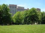 The Shoreland from the park across the street