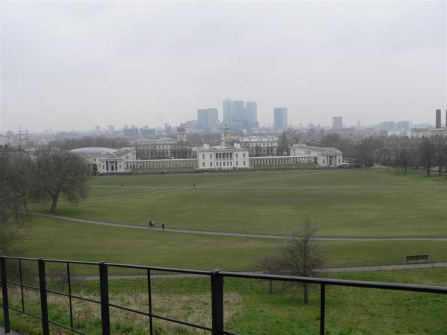 Canary Wharf from the Royal Observatory