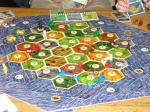 The Settlers board...quite complex but everyone should learn how to play...its a great great game.