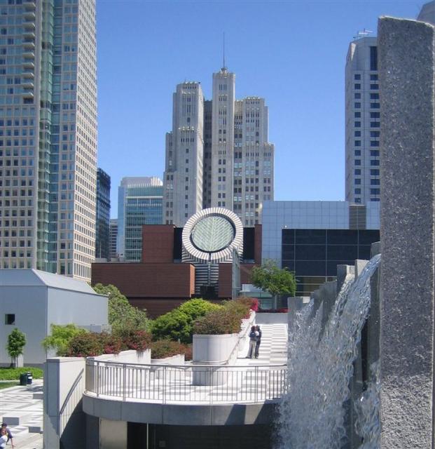 SF MOMA from Yerba Gardens