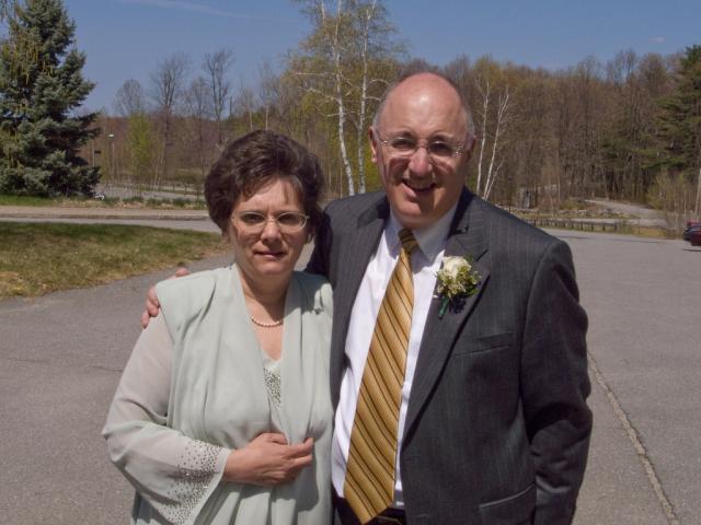 Parents of the groom, Anne & Jim