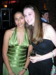 Prerna and Ariane enjoy the formal