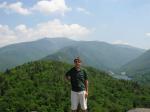 Me on top of Bald Mountain (thanks to the wonder of the camera timer...I climbed this one alone)