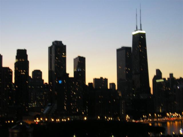 Skyline Shot...Hancock Building on the right.