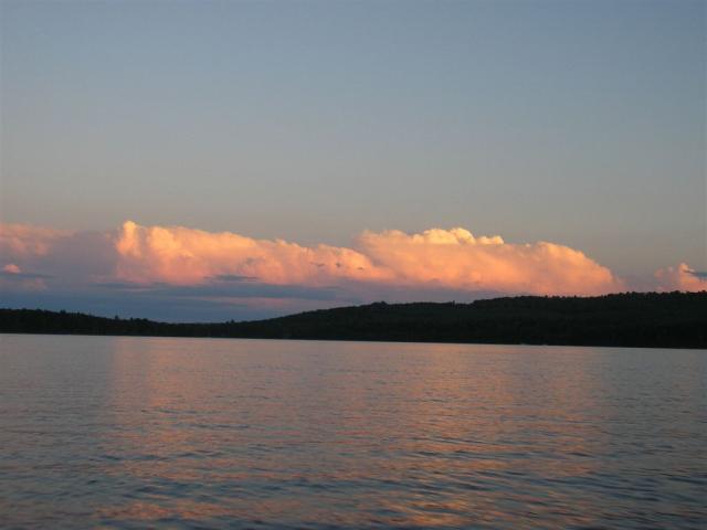 Clouds just after sunset