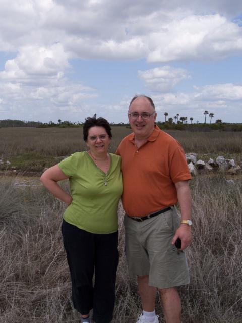 Anne and Jim in the Everglades