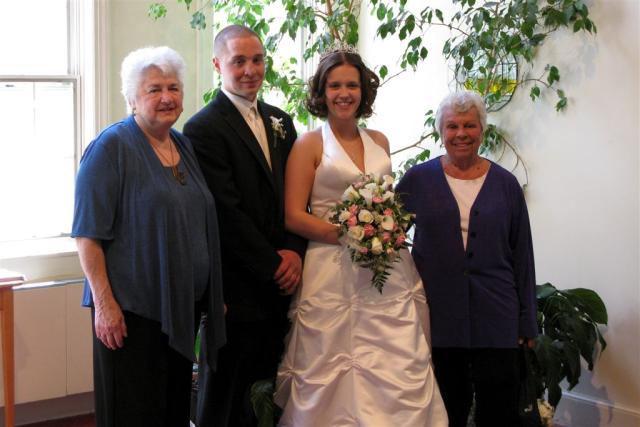 Michelle, Mark, and his grandparents