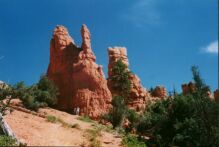 Red Canyon, near the entrance to Bryce