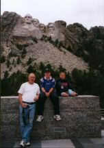 Jim. Tom & Mark at Mt. Rushmore