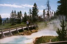 Boys at West Thumb Geyser Basin